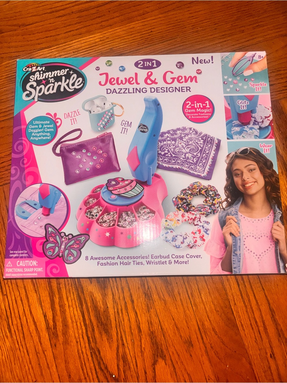 Shimmer n Sparkle Jewel & Gem Dazzling Designer Craft Kit - AS IS